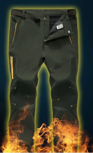 Мужские новые зимние водонепроницаемые треккинговые флисовые походные брюки для походов походные лыжные брюки для рыбалки размера плюс 7XL PN3