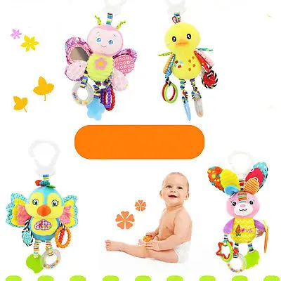 Hot Sale Cute Baby Playpens Rattle Toy Plush Multipurpose Bed