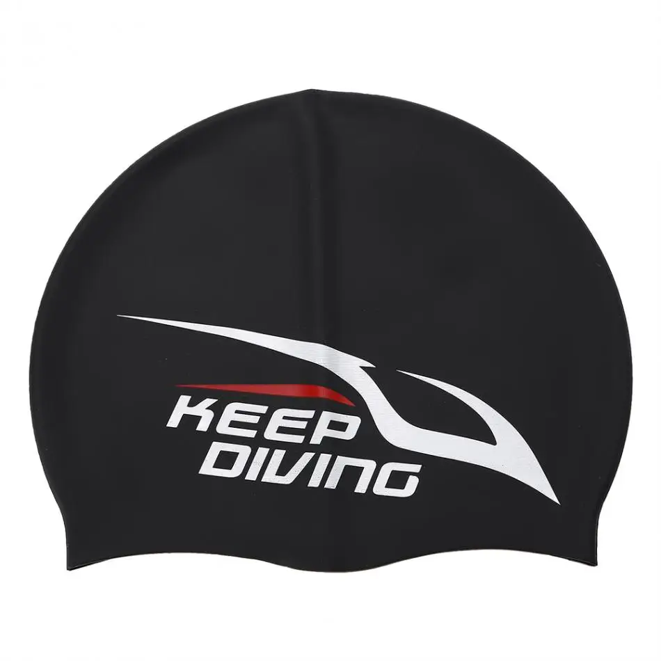 

Elastic Silicone Swimming Cap Waterproof Swim Pool Hat Cover Ear Long Hair Protection Swim Caps For Adult Kid Unisex