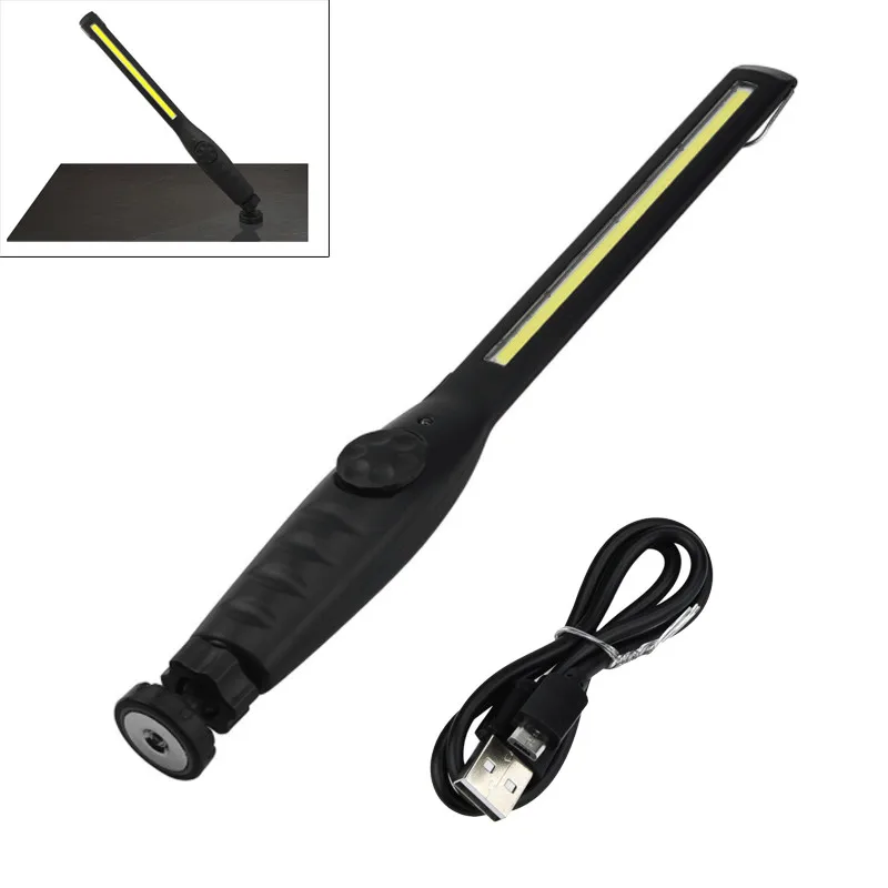 Multifunction Portable 410 Lumen Lamp Rechargeable COB LED Slim Work Light HOT