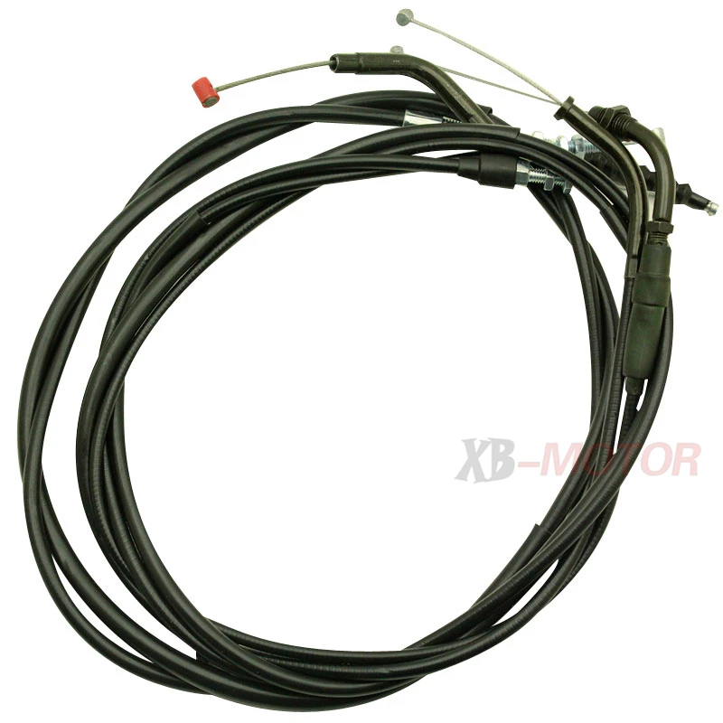 

3PCS/set Motorcycle Modified Extended Throttle Cable Wire Clutch Wire Clutch Cable For Honda Steed 400/600 Magna250 / Shadow400