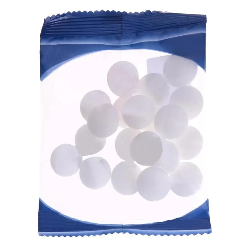 

1 Bag Moth Balls Moth Proof Mildew Proof Wood Block Camphor Pill Home Used Pest Control Moth Ball cleaning Tools