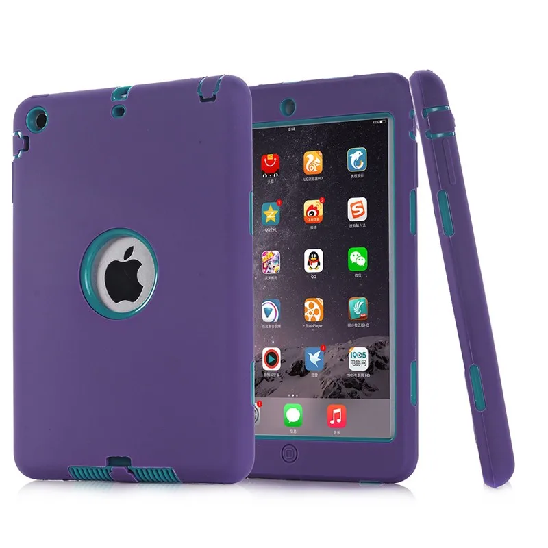 Eco-friendly Baby Safe Case For Apple IPad Mini Case Kids Shockproof TPU PC Tablet Case For IPad Mini 2 Mini 3 Mini 1 Cover (1)