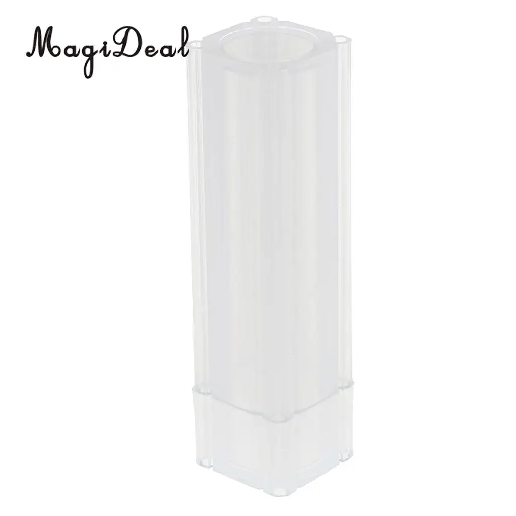 Plastic Coins Collections Tube Capsule Box Holder Case Storage 19mm Coin Box Accessories