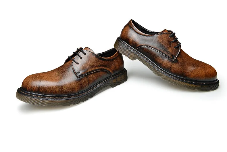 Мужская повседневная обувь из натуральной кожи; мужская обувь на плоской подошве в винтажном стиле; Рабочая обувь высокого качества; Мужская безопасная обувь; водонепроницаемые мокасины; Hombre