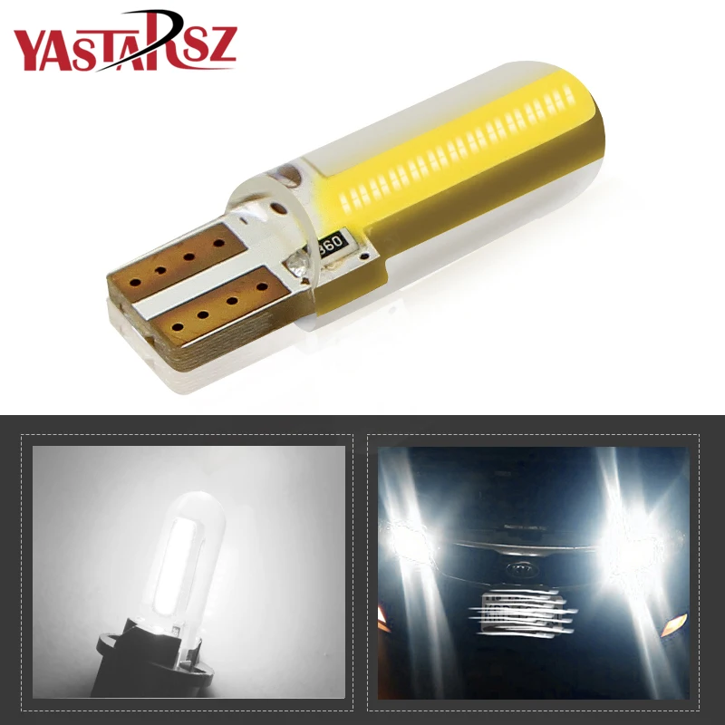 

1PCS W5W T10 LED Bulb COB Clearance Lights Reading Lights Led T10 W5W Bulb White Blue Pink Green Yellow Led Lights for Car