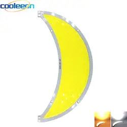 COOLEEON Moon Shapped светодиодный света удара 50 Вт 12 В DC Теплый Холодный белый 180 мм Диаметр COB лампа для домашняя освещение украшения