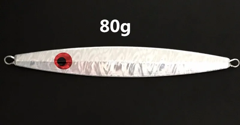 1 шт./лот 60 г 80gknife джиггинг металлическая ложка высокое качество VIB искусственная приманка лодка рыболовные приманки свинцовая рыба