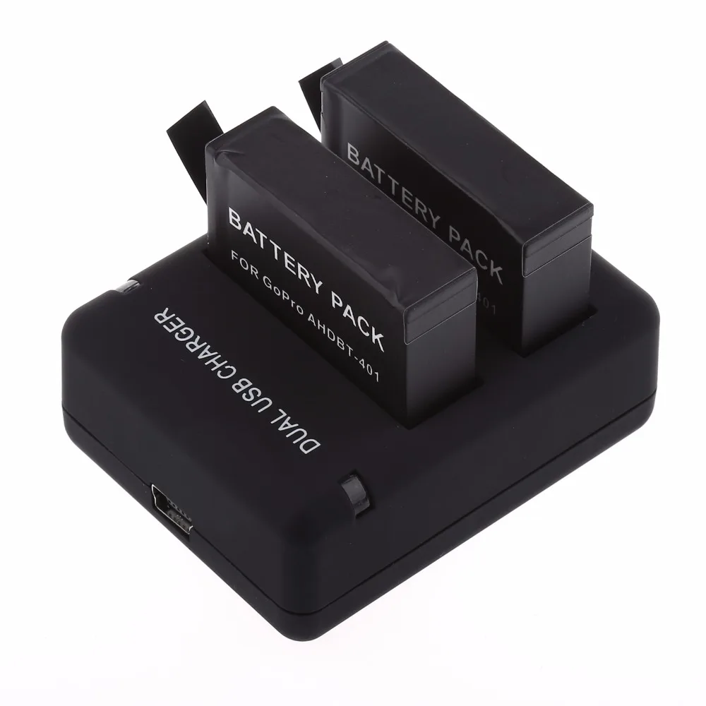 Аккумулятор AHDBT401 Go Pro Hero4 3 8 В 4x1680 мА/ч аккумулятор Gopro Hero 4 батарея akku AHDBT 401 +