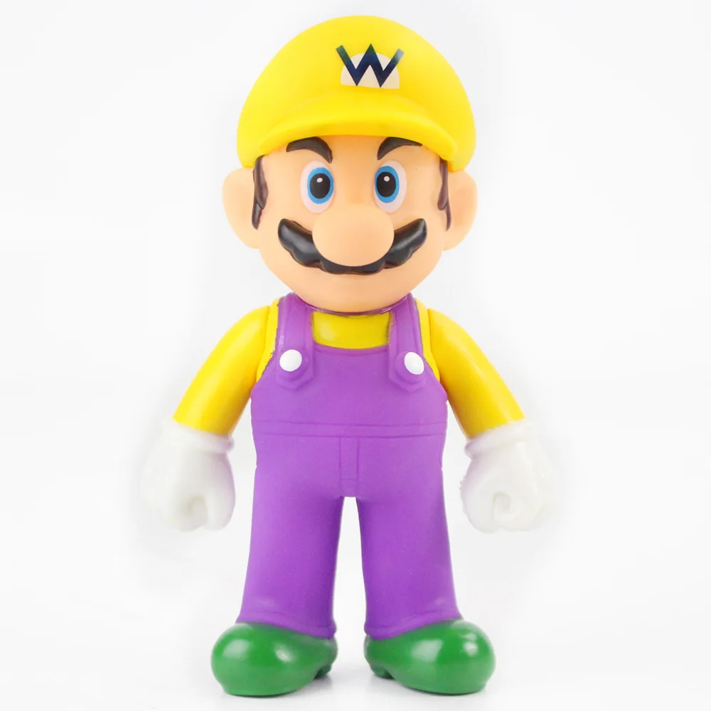 10 шт./партия, 13 см, Super Mario Bros Odyssey Cappy Mario Луиджи Йоши, Bowser, Wario toadettte Toad Waluigi, ПВХ, модель игрушки, 28 стилей - Цвет: 10pcs AA