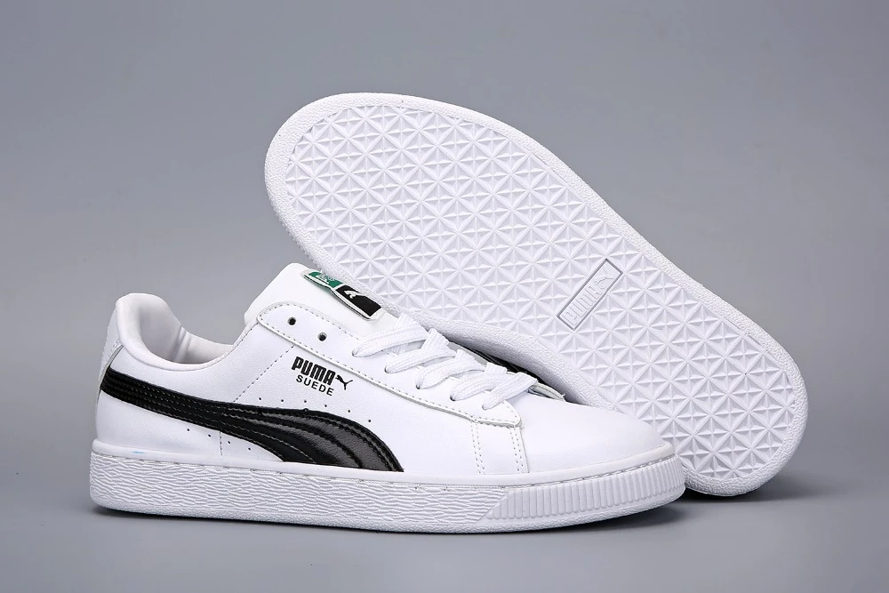 2018 oficial PUMA Suede Classic resistente cuero zapatos de Bádminton los hombres zapatillas AliExpress