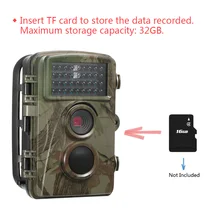 Охотничья камера водонепроницаемая 5MP 720 P инфракрасные фото ловушки ночного видения наблюдения животных Цифровая камера Скаутинг Дикая камера