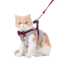 Кошка домашние сбруя-жилет Тяговый кабель жилет поводок Регулируемый щенок тягового канат для перетягивания собак снаряжение для путешествий аксессуары