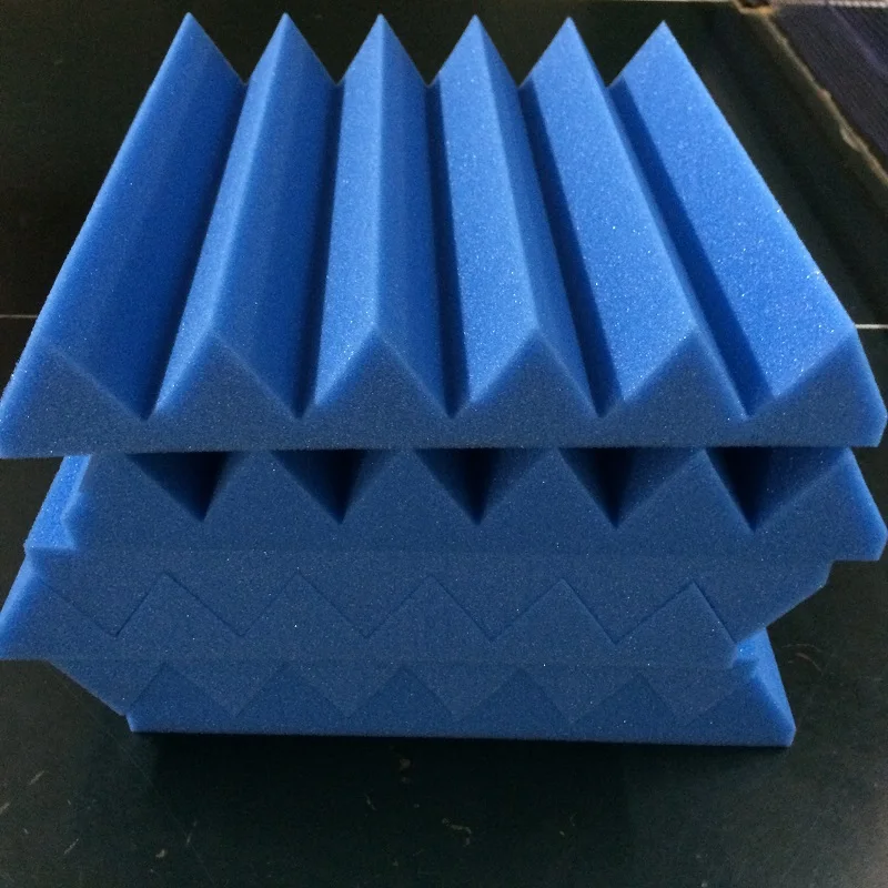 New Arrival Promotion Wedge Sound Acoustic Panels Blue Color Absorbing Foam Sponge | Дом и сад