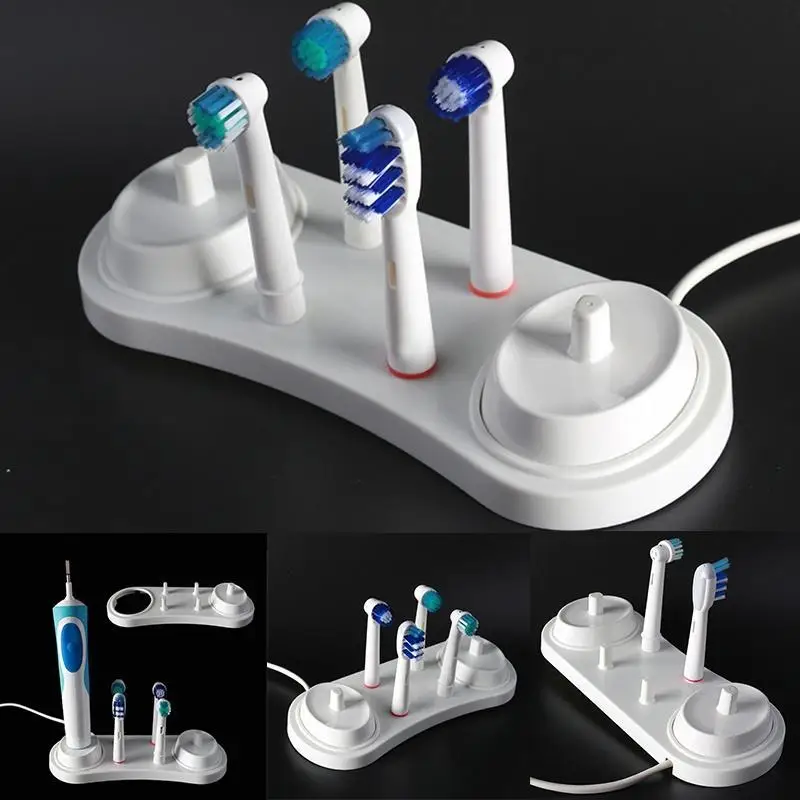 

Electric Toothbrush Holder Oral White or Black Head Cover Dust Cap Non-folding Rack Floor Type Tools