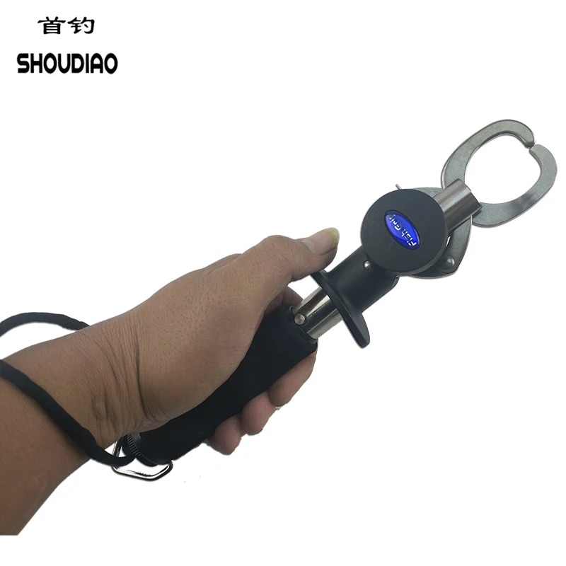 SHOU DIAO multi function Fish Grip scale Weighing15 kg with Ruler control fish Fishing
