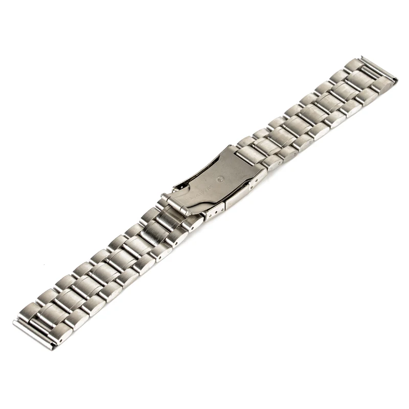 Luxury Brand Watch Accessories Watch Band 18mm 20mm 22mm 24mm Stainless Steel Strap Steel Buckle Wrist WatchBand