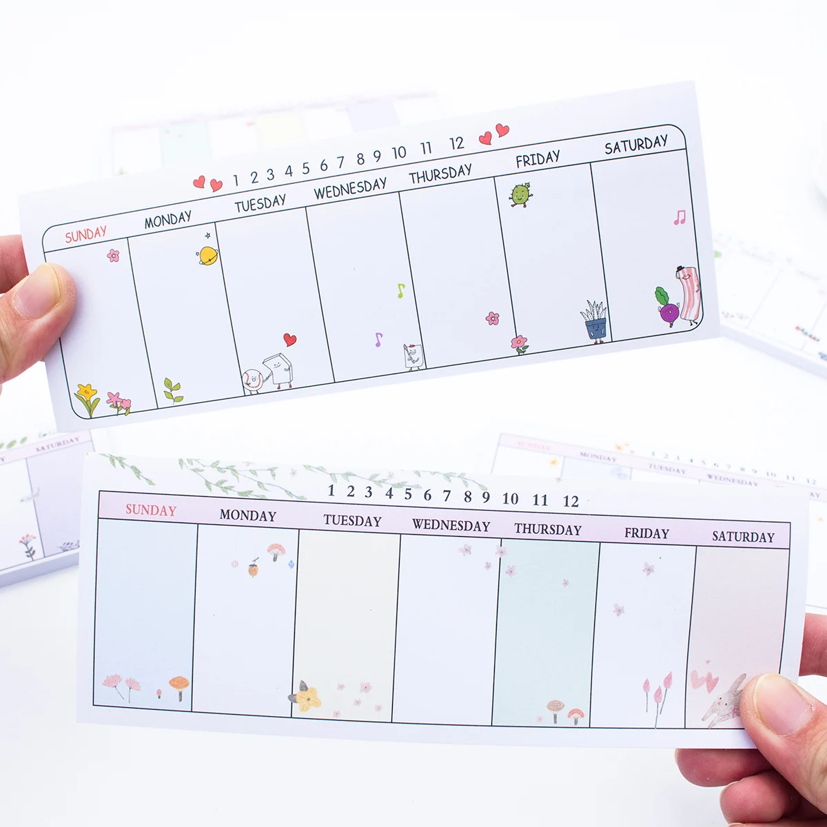 

Convenient Weekly Schedule Memo Pads Small Creative Lovely Memo Pad Student Study Stationery Office Supplies