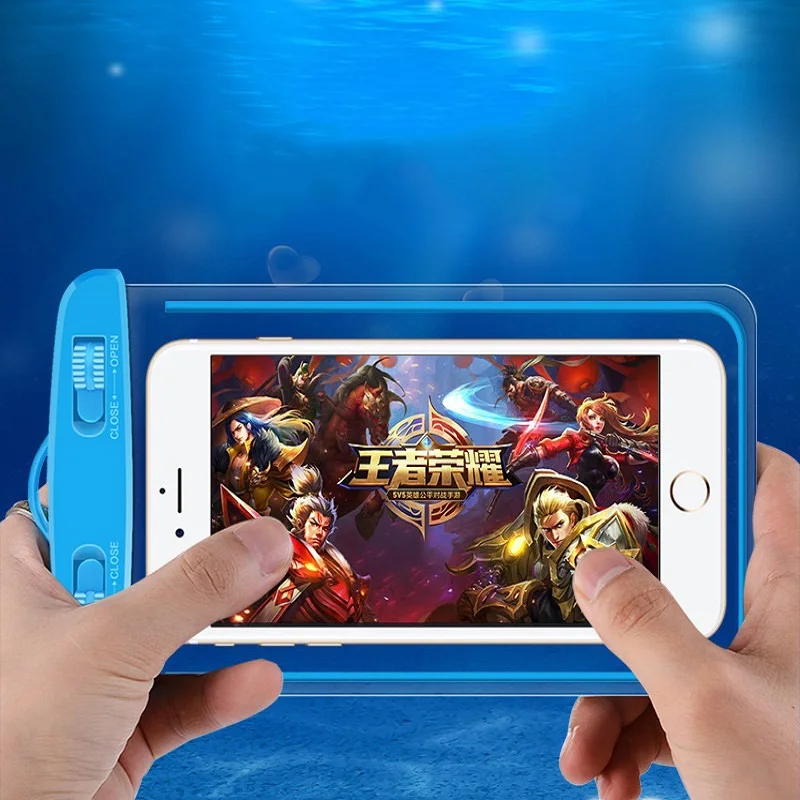 Мобильный чехол для iPhone X Xs Max Xr 8 7 samsung S9 прозрачный ПВХ герметичный подводный