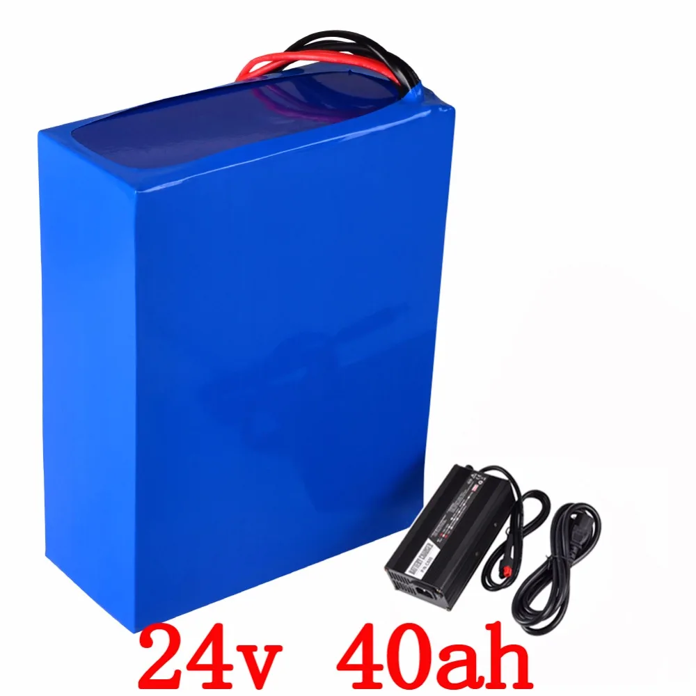 Elétrica da Bicicleta do Lítio 40ah da Bateria 40ah do Íon do Lítio da Bateria 40ah com 50a Bms para 500 Bateria Motor 24v w 700 1000