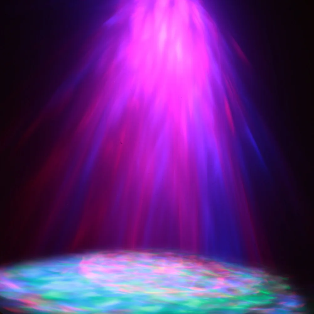 

AC100-240V 12W 1 * RGBW 4 in 1 LED Water Ripple Effect Stage Light Lamp Lighting Fixture Disco KTV Bar Club Pub DJ Show Party