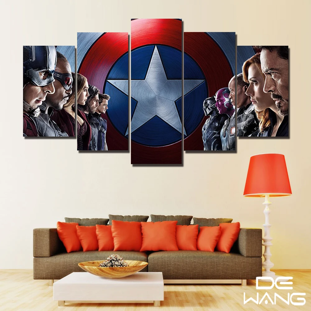 5 Panneau Toile Art Cadre Decoration Toile Hd Imprimer Peinture Mur Art The Avengers Heros Moderne Toile Motifs Pour Kid Chambre Aliexpress 5 Panneau Toile Art Cadre Decoration Toile Hd Imprimer Peinture Mur Art The Avengers Heros Moderne Toile Motifs Pour Kid Chambre Aliexpress