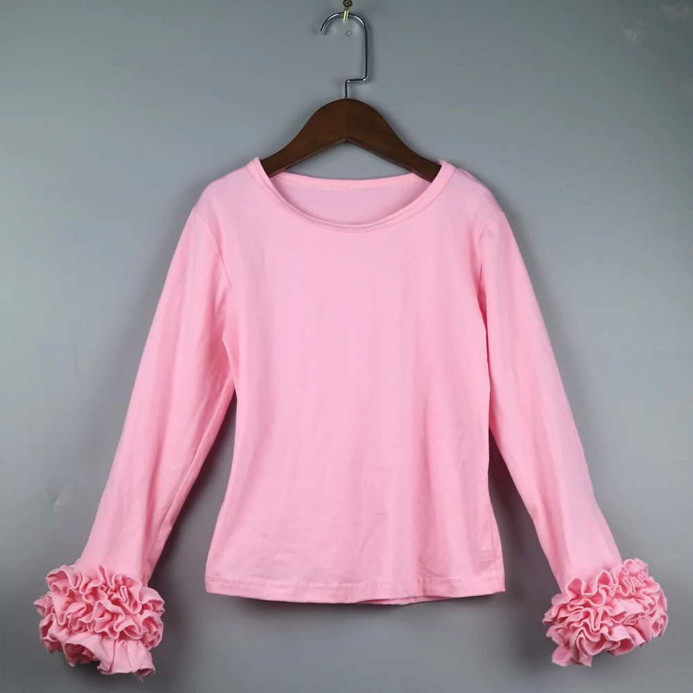 ruffle long sleeve t shirt