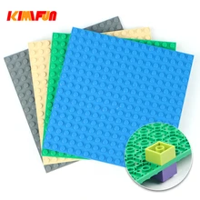 16*16 A due lati Puntini Città Piastra di Base per Mattoni Piastra di Base Bordo FAI DA TE Blocchi di Costruzione Giocattoli Set di Parti di compatibile con il Lego