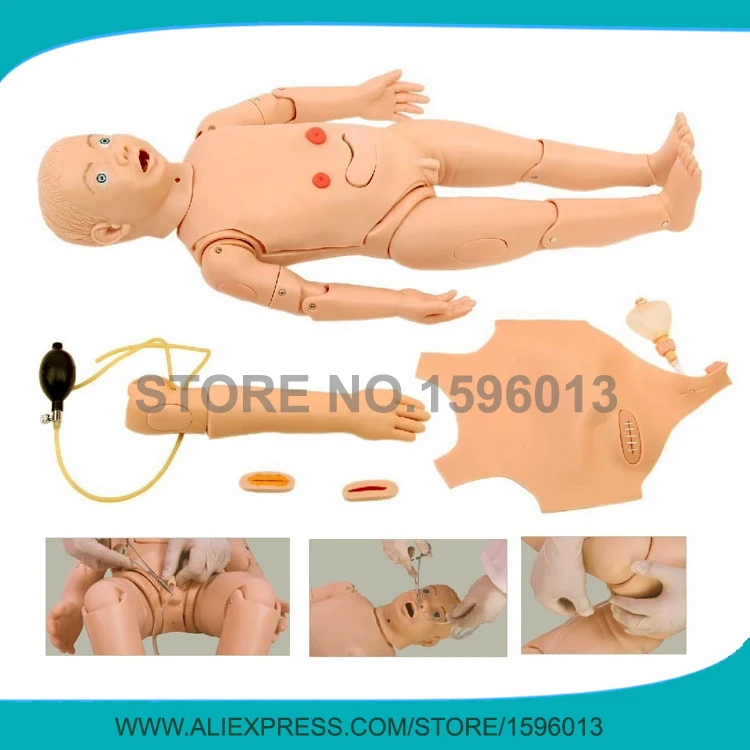 Full-functional 3-year-old Child Nursing Training Manikin Advanced Pediatric Care Dummy | Канцтовары для офиса и дома