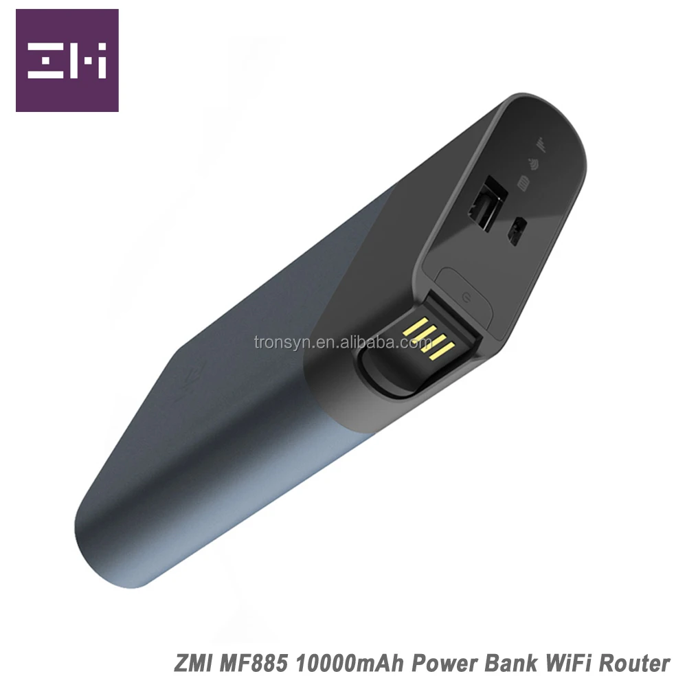 ZMI MF885 3g 4G power Bank WiFi маршрутизатор с аккумулятором 10000 мАч и поддержкой быстрой зарядки QC2.0