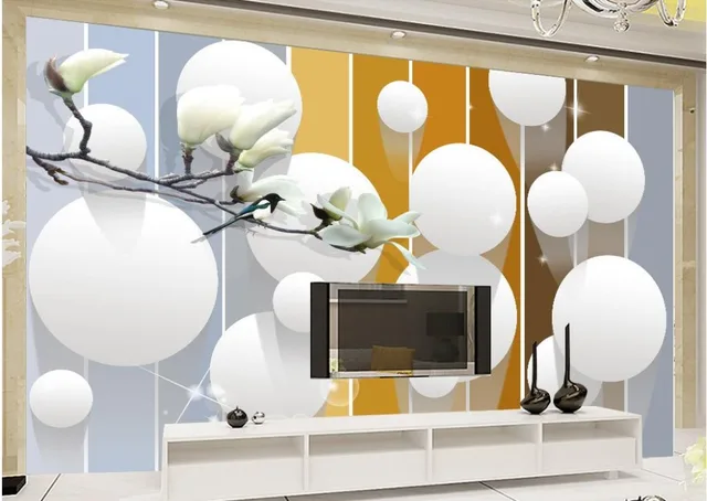 Benutzerdefinierte 3d wallpaper Magnolia blume zweig schöne moderne ... Benutzerdefinierte 3d wallpaper Magnolia blume zweig schöne moderne ...