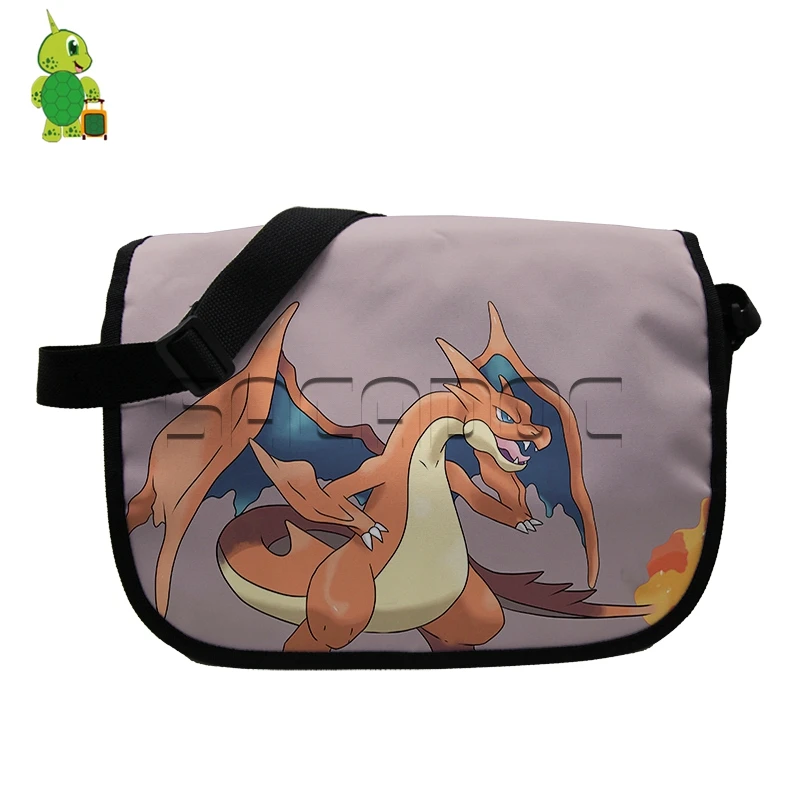 Покемон чармандер женские сумки-мессенджеры Chibi Pocket Charmander школьные сумки на плечо для подростков детские сумки через плечо - Цвет: 3