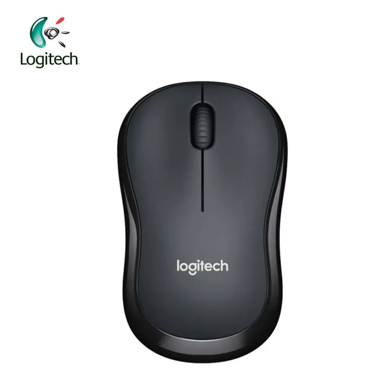 Беспроводная игровая мышь logitech M220, Высококачественная оптическая эргономичная компьютерная игровая мышь для Mac OS/Windows, поддержка офисного теста - Цвет: 1