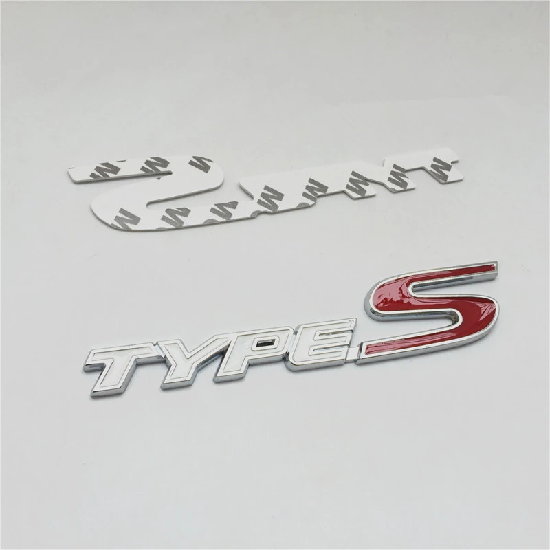 Автомобильный Стайлинг Тип S авто корпус задняя крышка багажника значок для Fit Civic Odyssey CR-Z наклейка эмблема