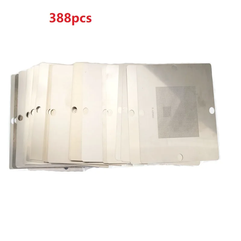 2019 388pcs BGA stencil 80*80mm BGA templates 80X80MM BGA Reballing Station laptop computer notebook XBOX MTK NV ATI CPU AMD