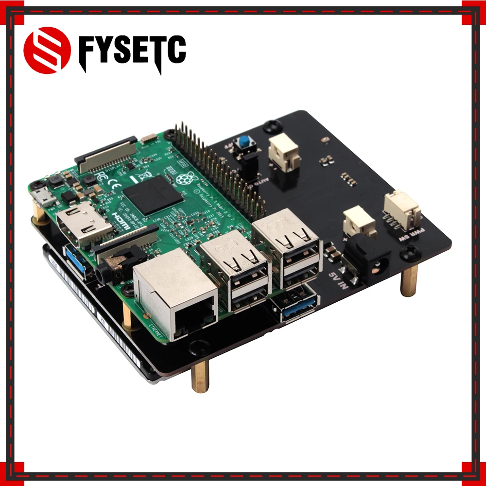  Raspberry X820 V3.0 25 zoll SATA HDD/SSD Lagerung Expansion Board Mit DC Power für Raspberry Pi 3 B