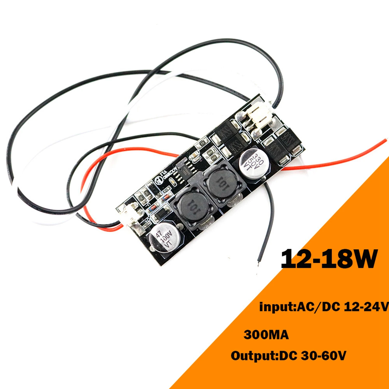 Светодиодный драйвер встроенный источник питания 300 мА (12 18)x1W AC/DC12 24V в постоянный