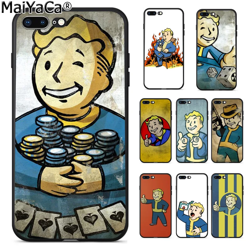 

MaiYaCa Black Isle Studios game fallout new vegas boy Retro Phone Case for Apple iphone 11 pro 8 7 66S Plus X 5S SE XS XR XS MAX