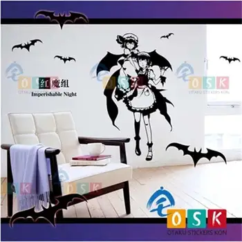 

Oriental Red Devil group sixteen night aki night eldest miss wall affixed to Castlevania animation game stickers