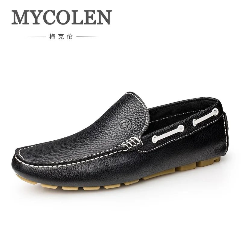 

MYCOLEN 2018 New Spring Autumn Fashion Men Casual Shoes Comfortable Breathable Flats Driving Loafers Sapato Masculino Casual