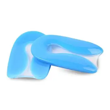 

1 Pair Women Shoe Silicone Gel U Shape Heel Cushions Pain Relief Insert Soles Pads
