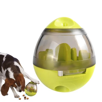 

Dog Cat IQ Food Ball Interactive Pet Toy Smarter Food Balls Treat Dispenser Playing Training Tumbler Leakage Puppy Exercise Bowl