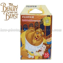 Limited Beauty and The Beast Fujifilm Instax Mini 8 Instant Film 10pcs Photo Paper For Mini Camera and Share Smartphone Printer