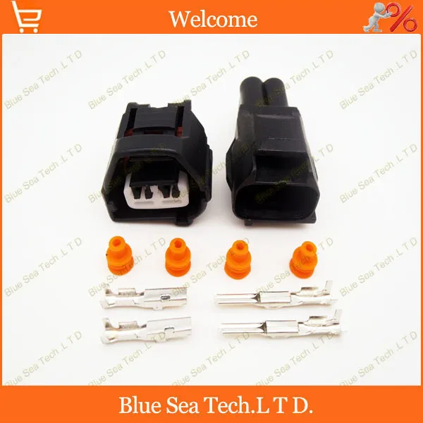 

5 sets 2Pin Auto Fog Lamp Plug connector,Car waterproof electrical connector for SGMW,Chevrolet,SPARK ect.Black