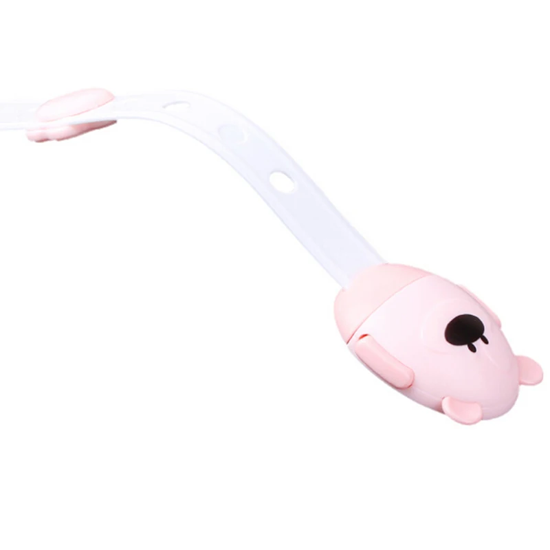 1 قطعة العلامة التجارية الجديدة تعزيز الباب قفل خزانة خزانة الثلاجة سلامة آمنة ABS حزام المرحاض قفل للطفل الطفل الطفل