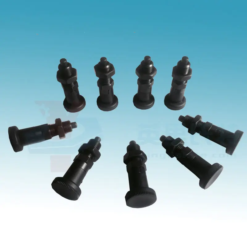 1Pcs M10 M12 M16 M20 Indexing Pin Knob Self locking Plunger Spring