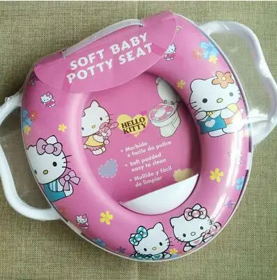 cartoon hello kitty mickey minnie car princess thomas spiderman children boy girl home toilet training potty seat cover in toilet seat covers from home