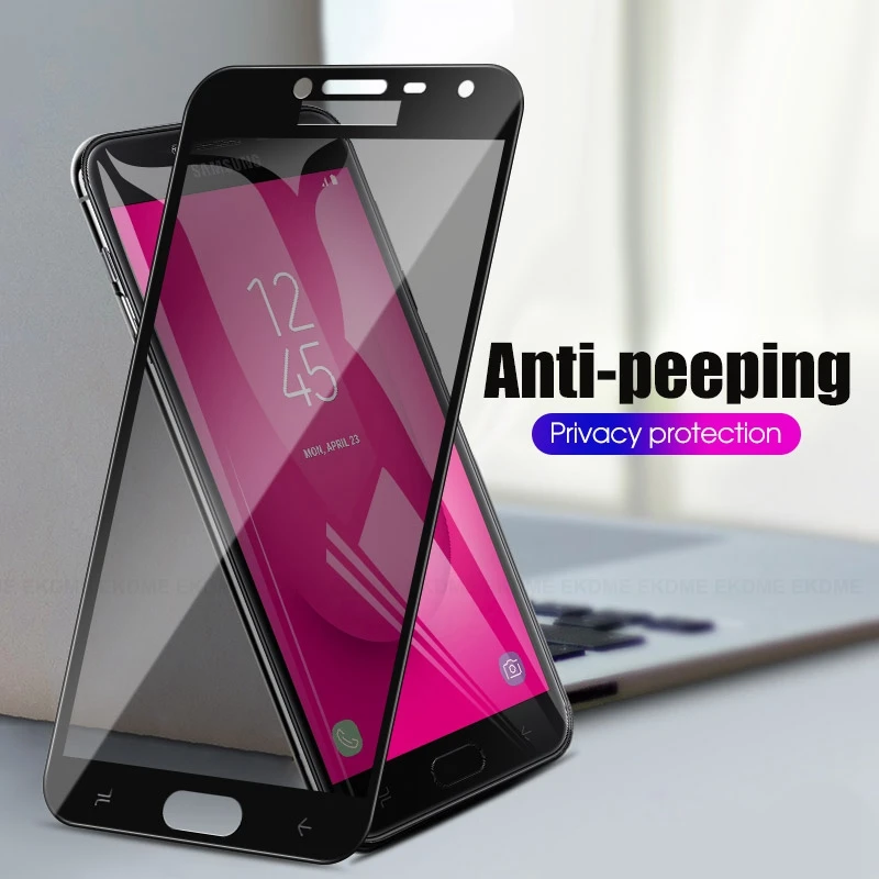 

Tempered Glass For Samsung Galaxy A30 A50 A6 A8 Plus 2018 Anti Spy Peeping Privacy Screen Protector For Galaxy J4 J6 Plus 2018