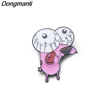 

P3258 wholesale 20pcs/lot Dog Enamel Pins and Brooches for Women Men Lapel Pin backpack bags badge Gifts