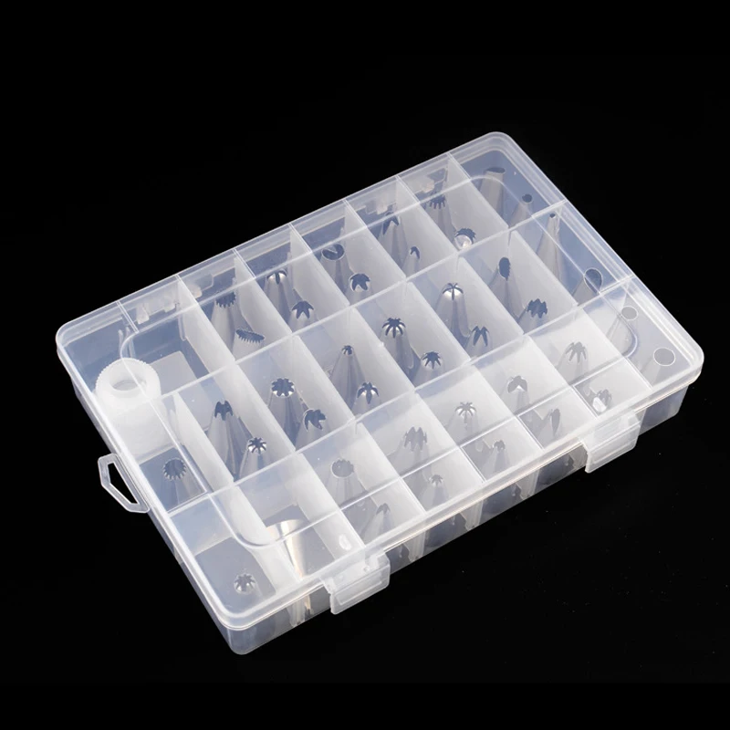 Stainless Steel Bakery and Pastry Tools Cream Cake Decorating Tips Icing Piping Nozzles Set 42 Pcs Various Sizes